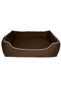 Dog Gone Smart Lounger Beds For Small and Medium Dog Brown (26X14)